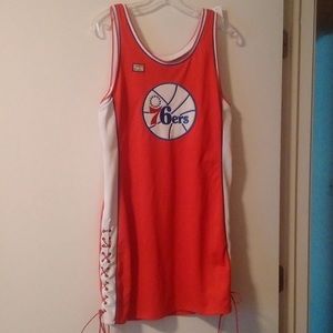 Hardwood Classics Philadelphia 76ers jersey dress